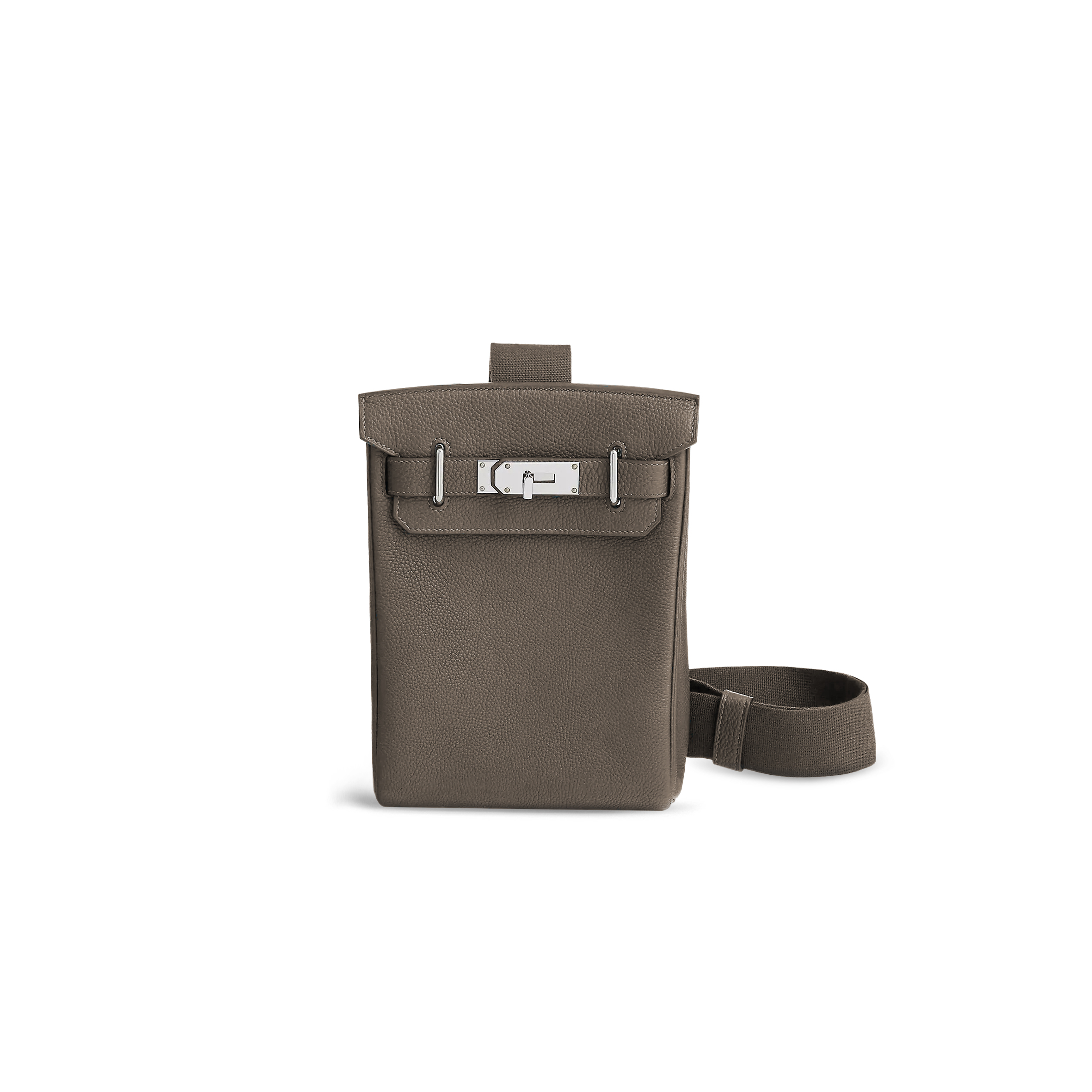 H*R*ES HAC A DOS PM BACKPACK TOGO LEATHER SIL*VER HARDWARE H083589CK16 (28*18*8cm)